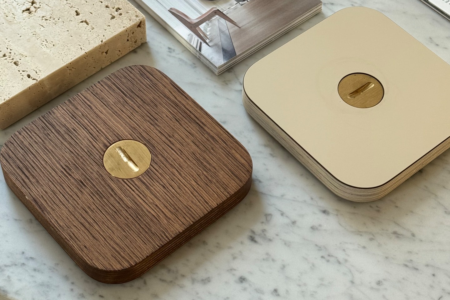 Materialprover på Carrara